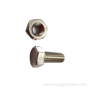 High Tensile Steel Hexagon Bolts With Hex Nut